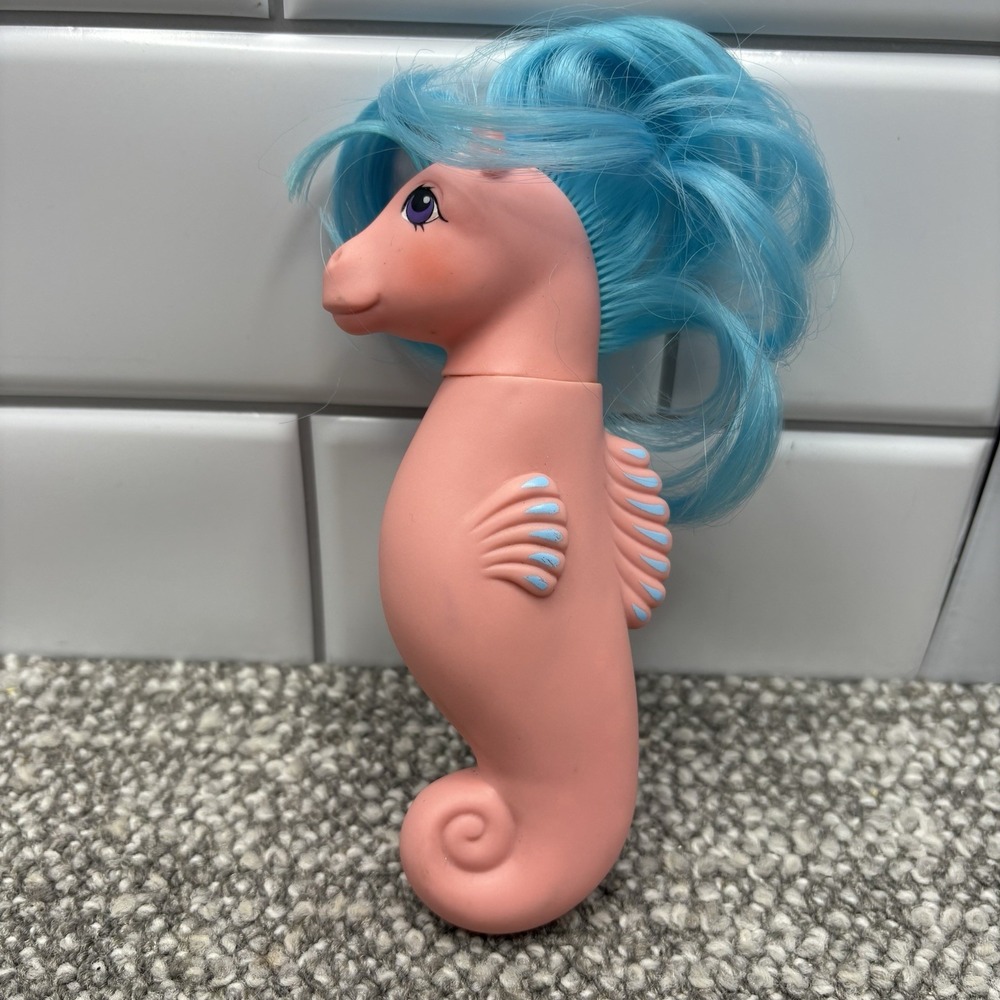 My Little Pony G1 Sea Pony‎ Wavedancer 1983 Pink W Blue Hair Rare